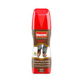 SHOW Brown Instant Leather Shoe Shine Liquid for Shoe Boots Bags- Unisex 1 unit 75ml Bottle with Sponge for Instant Leather Colour Nourish and Condition - Leather Care Products
