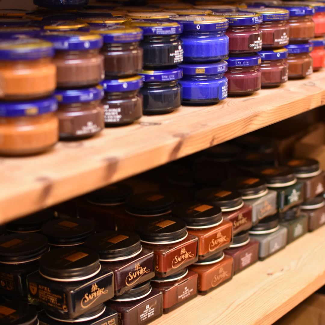 Saphir Cream Surfine Shoe Polish ACAJOU 09