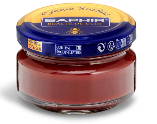 Saphir Cream Surfine Shoe Polish ACAJOU 09