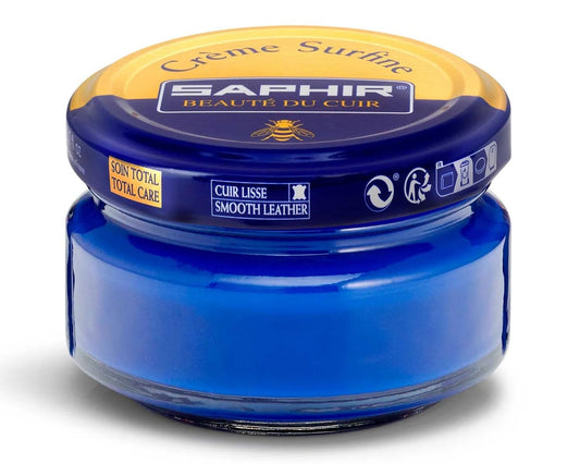 Saphir Cream Surfine Shoe Polish BLEU SAPHIR 07