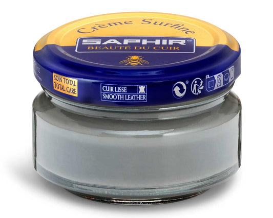 Saphir Cream Surfine Shoe Polish Grey GRIS 14