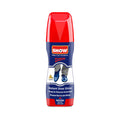 SHOW Navy Instant Leather Shoe Shine Liquid for Shoe Boots Bags- Unisex 75ml Bottle with Sponge for Instant Leather Colour Nourish and Condition - Leather Care Products