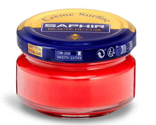 Saphir Cream Surfine Shoe Polish Red Size: 16